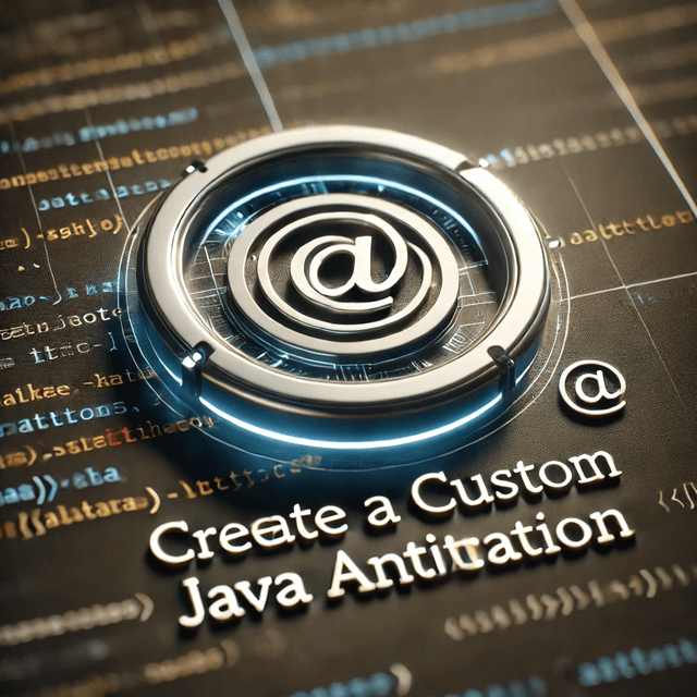 [Java] - How to write a custom Java annotation?